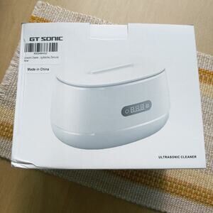 NEW GT Sonic Ultrasonic Cleaner for Jewelry Glasses Beauty Tools White